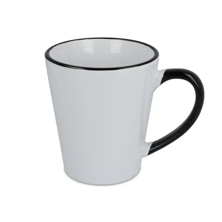 Mug subli Melbourne colored edge & handle 300ml - LT51192 (N0102)